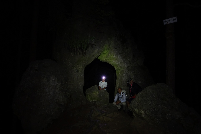 Die gute Stunde Schleichfahrt durch die Höhlen bei Hirschbach ist an dieser Stelle irreproduzierible. Kleine Impression vom Noris Törl.