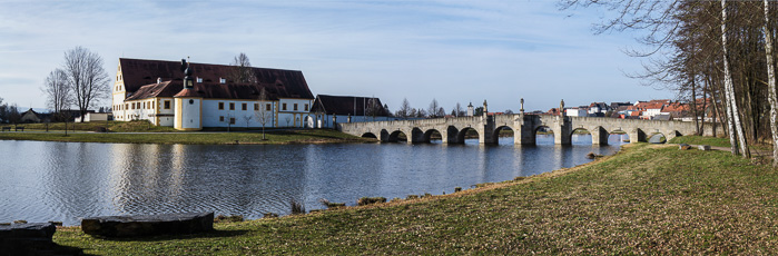 Die Steinerne Brücke am Fischerhof. (Aufnahme vom März 2017)