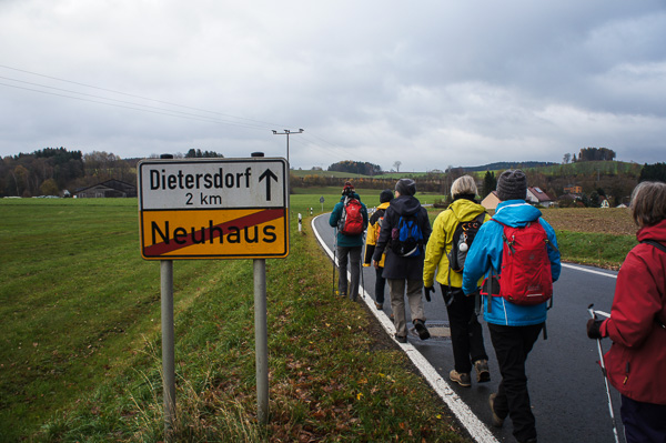 Jetzt geht's hinaus in die weite Welt.