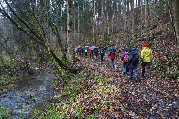 Viele Teilnehmer nehmen sich vor, dieses Tal noch einmal zu wandern - zu einer anderen Jahreszeit bei anderem Wetter.
