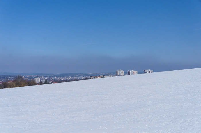 Da hinten, in 7200 Meter Entfernung, ist unser Basislager!
