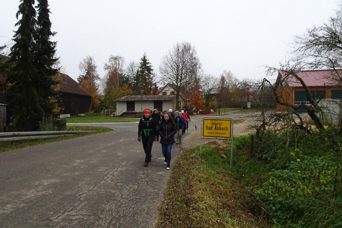 Bad Abbach verlassen wir durch den Hinterausgang.