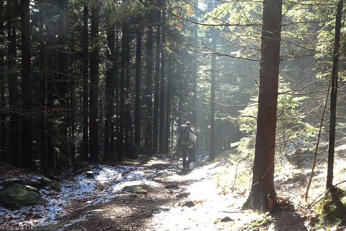 Sommerlicht und Wintertemperaturen.
