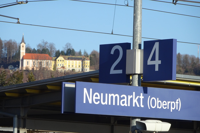 Ende Gelände. Rückfahrt vom Bahnhof.