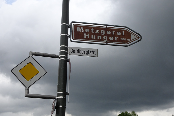 jaja, Hunger ist der beste Koch. Zumindest in Chamerau.