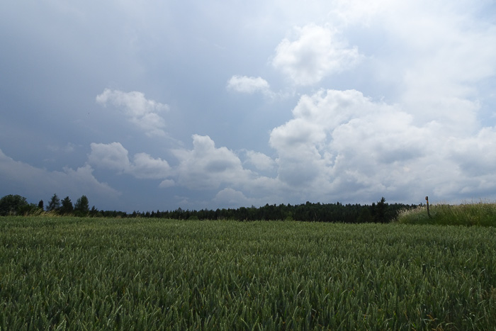 In Teilen Bayerns gehen Unwetter nieder. Aber wir sind nicht Teile Bayerns.