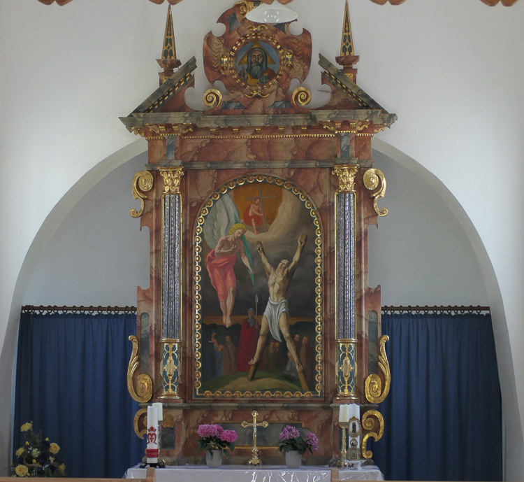 Innen leidet nach wie vor St. Andreas.