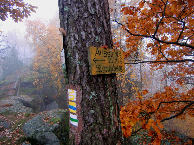 Wobei wir uns damals über dieses Schild lustig machten.
