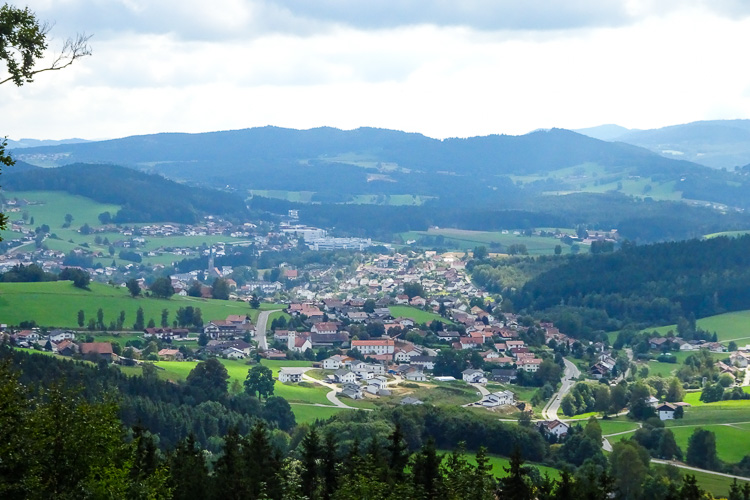 Teisnach, durch das wir angereist sind.