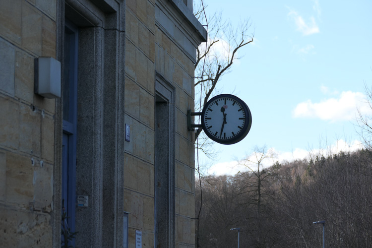 Pünktlich um 11:32 erreichen wir seit über 10 Jahren Etterzhausen.
