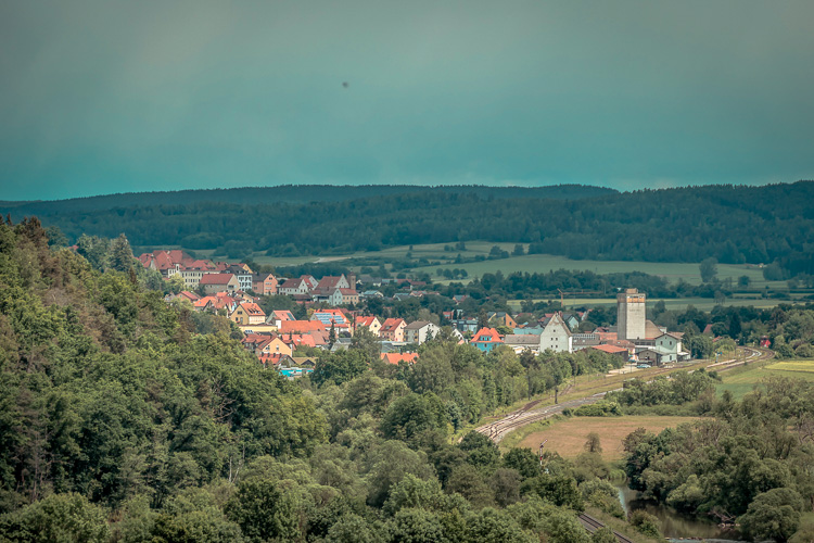 Nabburg in der Ferne. Wann werden wir es wiedersehen? Werden wir es überhaupt wiedersehen. Fragen über Fragen.