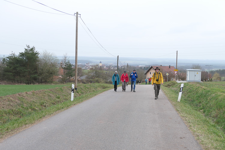 Letzter Anstieg - dann Brotzeit (davon gibt es keine Fotos!)