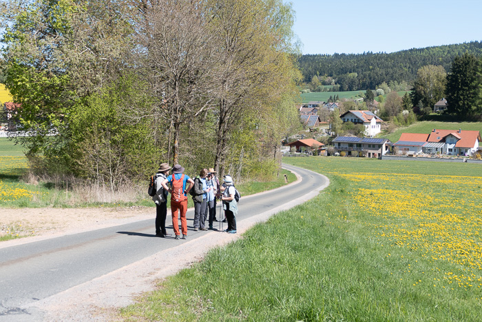 Nach gefühlt 300 Metern aber schon der erste Halt. 