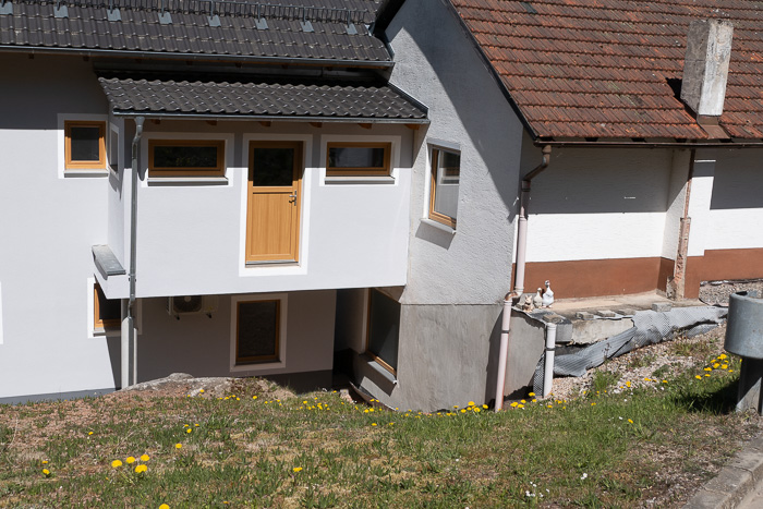Absturzgefahr überall.