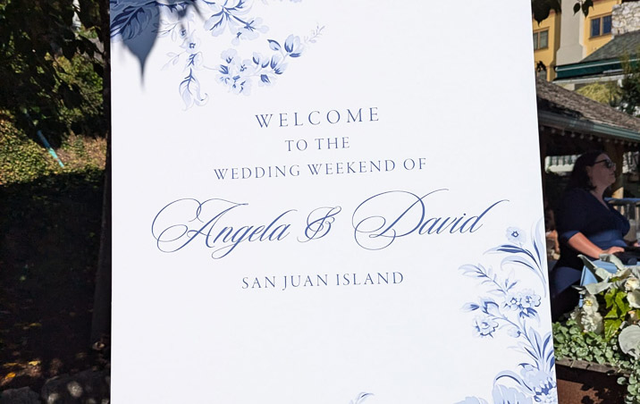Saturday. Time to get Angela and David married.