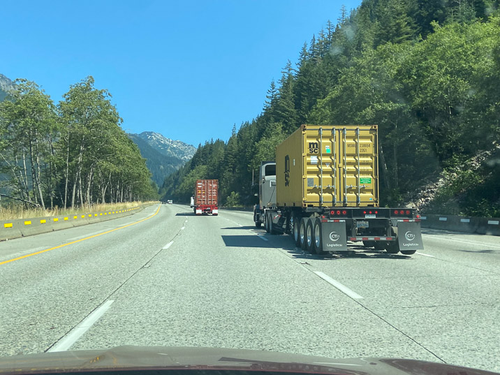 Next item: Snoqualmie Pass. In winter this place receives a weird amount of snow. So be prepared.