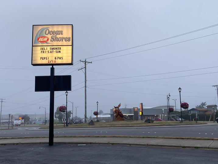 The places welcomes us in a dull foggy mood.