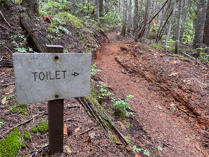 If you want to hike the Wonderland Trail, make sure to use outdoor toilets!