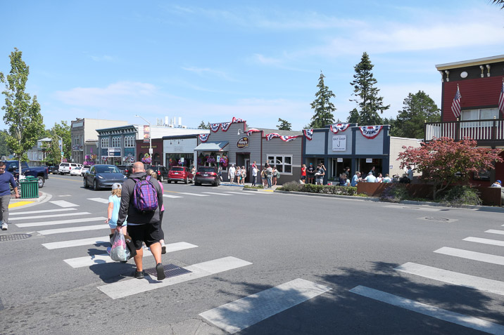 This is downtown Friday Harbor.