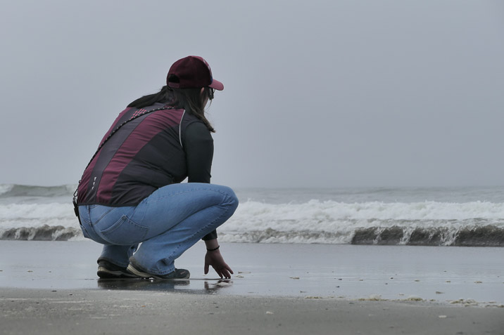 Our third visit to the ocean.