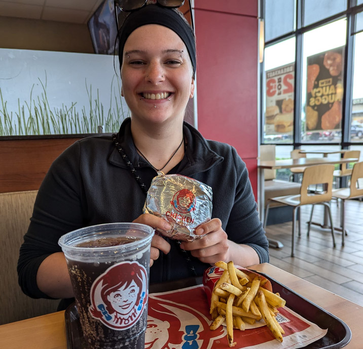 Time to breakfast. This time in Aberdeen. Wendy's was a must have!
