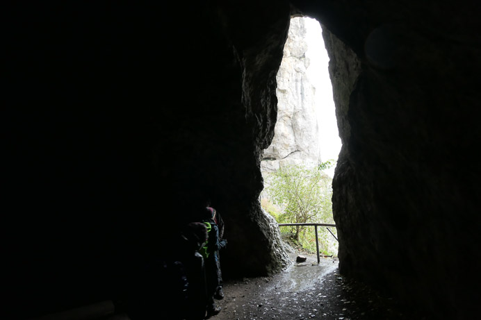 Inside the Räuberhöhle.