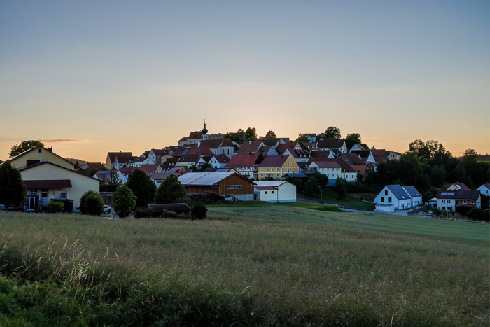 Wir kehren auch Lupburg den Rücken zu.