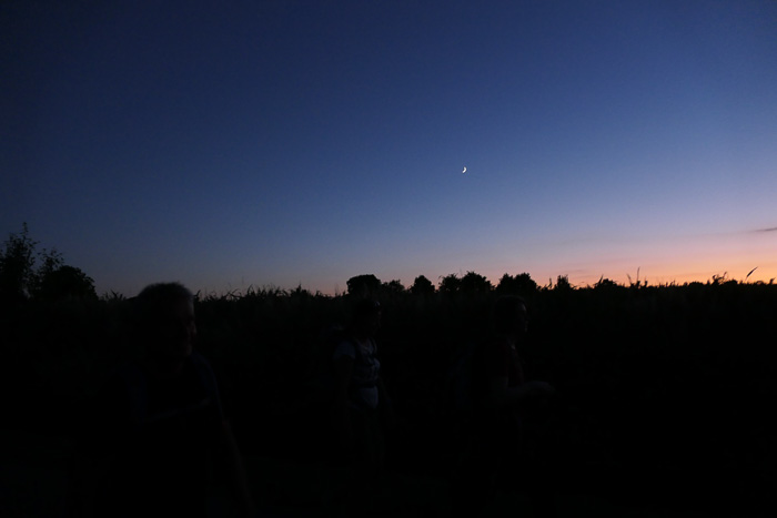 Die Nacht hat uns eingefangen.