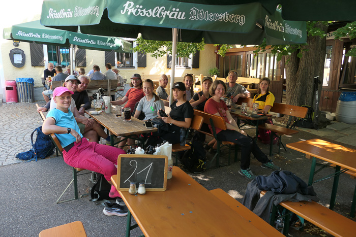 Traubenschorle ist hier der Renner.