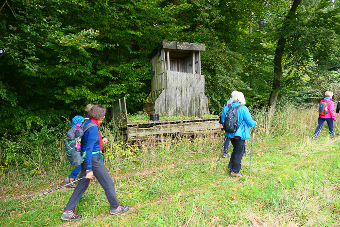 Diesen Ansitz kennen wir schon von unserer ersten BN-Wanderung (Februar 2013).