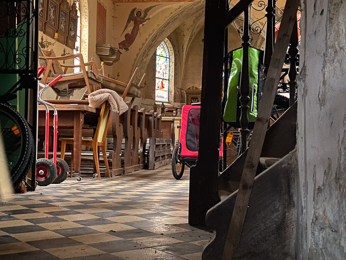 Aber auch als Abstellkammer leistet sie gute Dienste. 