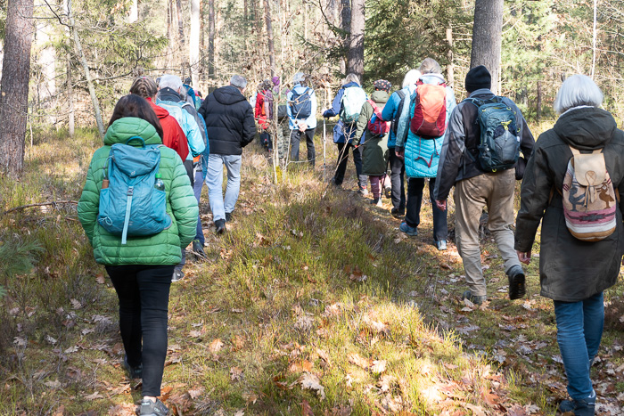 Für uns geht's richtig los auf dem Goldsteig.