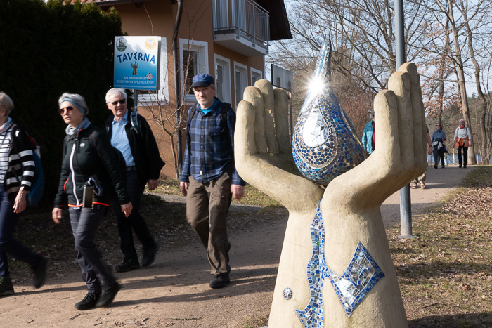 Dann endlich Ankunft in Bodenwöhr. Wir bringen Glanz in den Ort.
